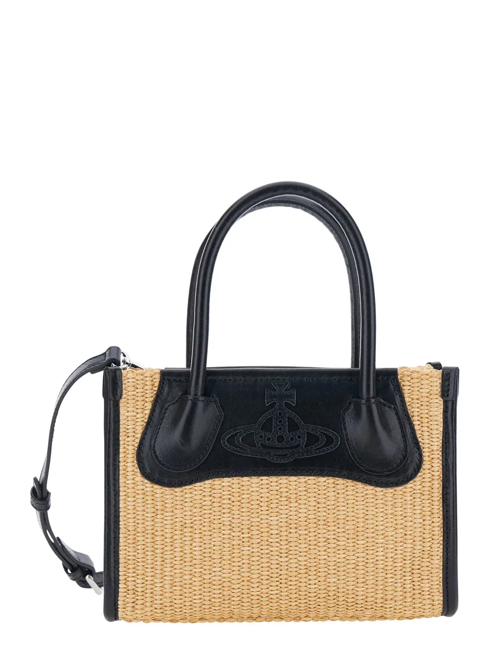 Embossed Orb Top Handle Bag by Vivienne Westwood