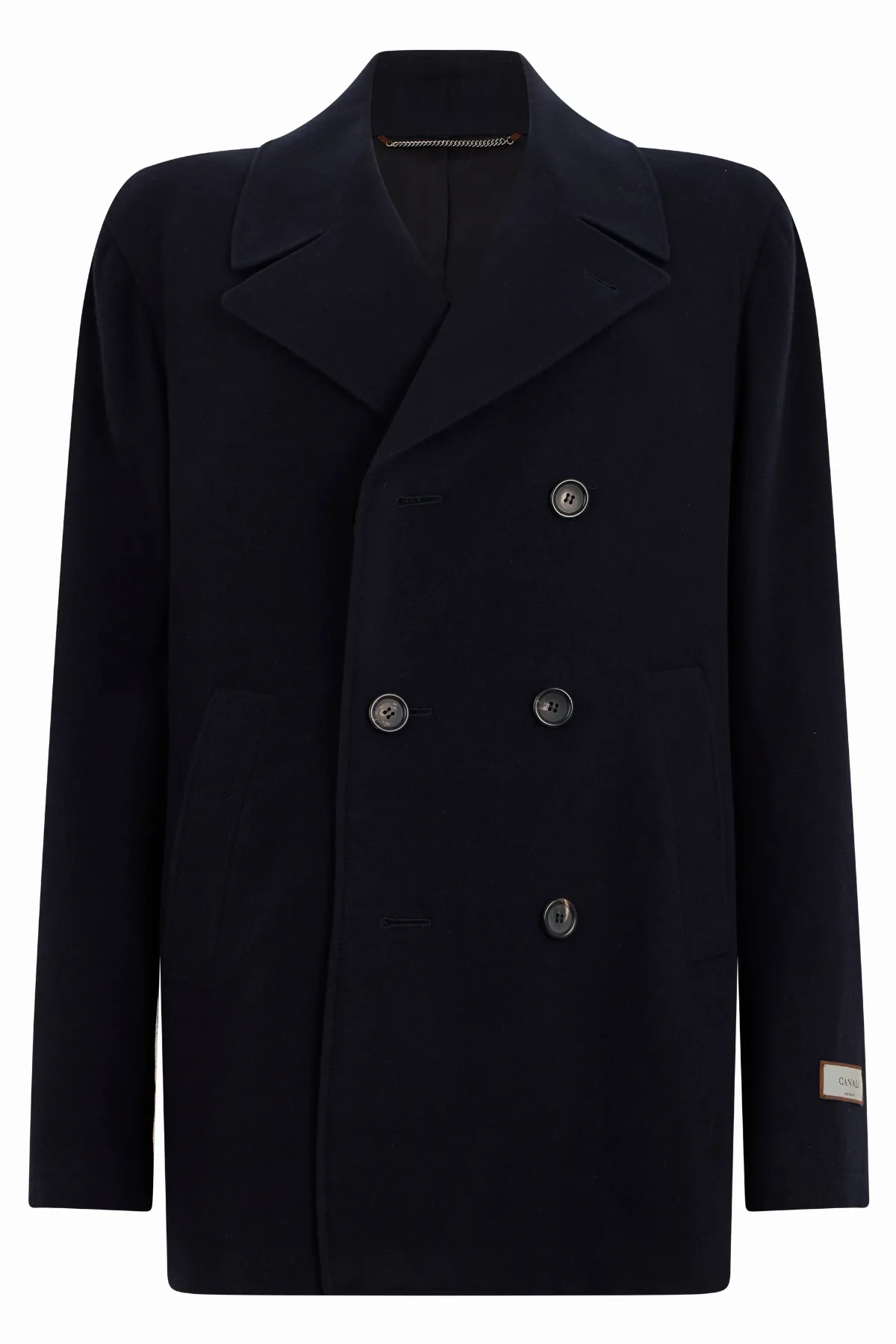 Double-Breasted Wool Coat by Canali
