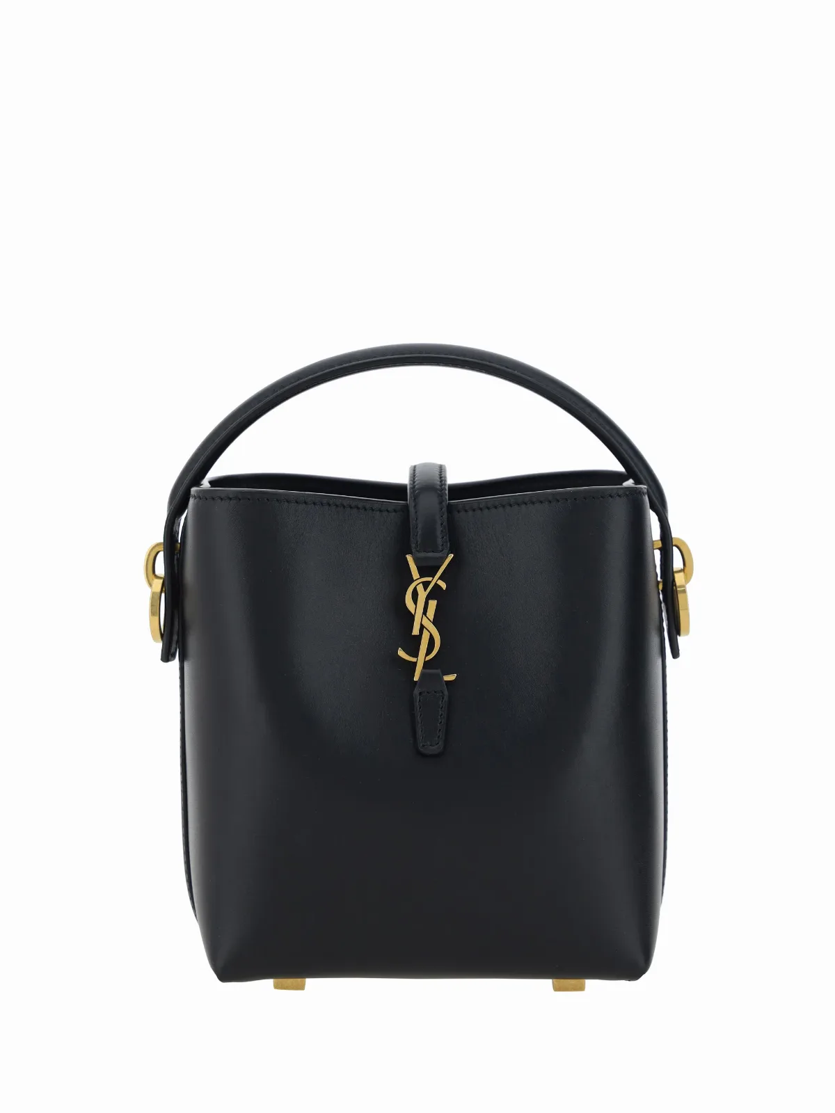 Calf Leather Top Handle Shoulder Bag by Saint Laurent