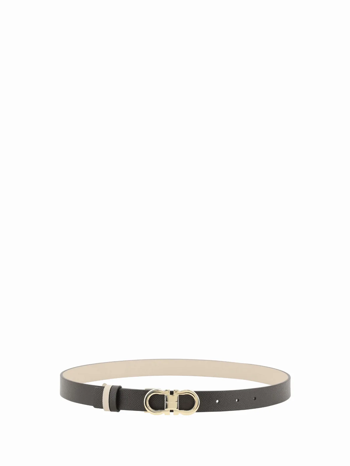 Gancini Buckle Leather Belt by Ferragamo
