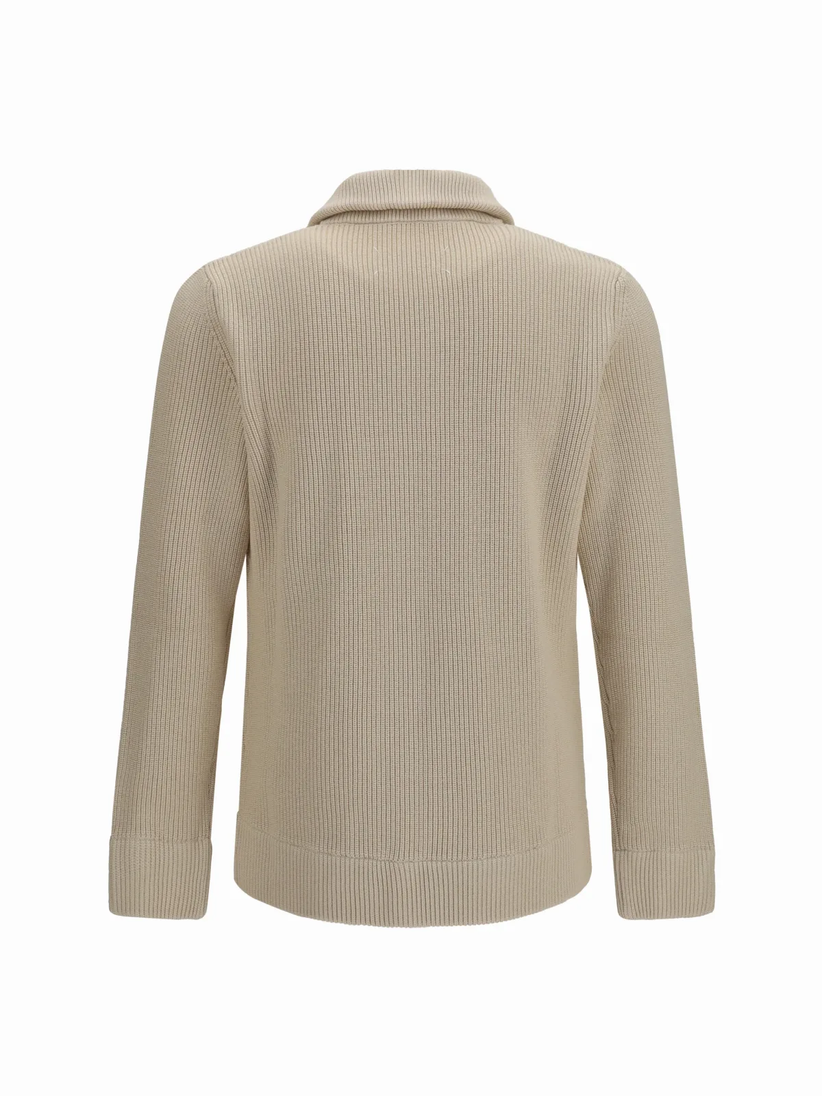Wool Zip-Up Sweater by Maison Margiela