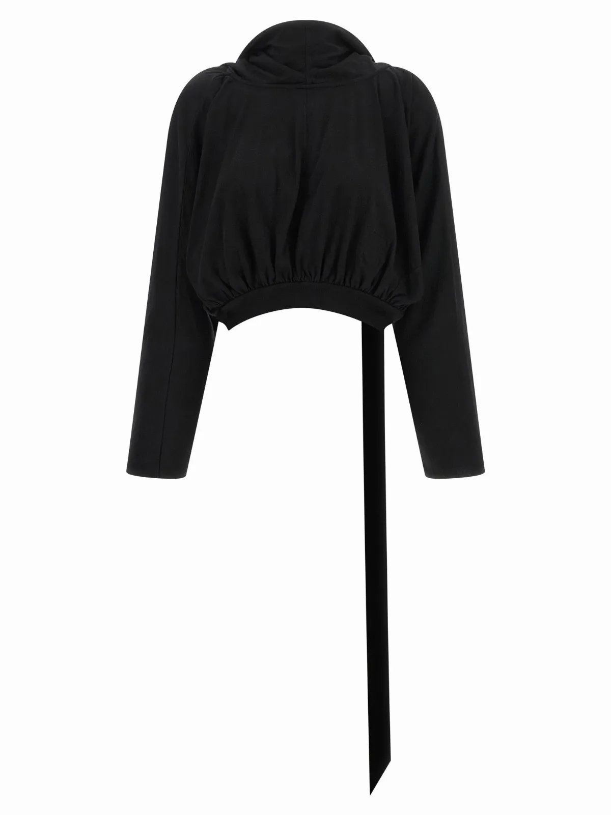 Cropped Cotton Jersey Hoodie by Drkshdw