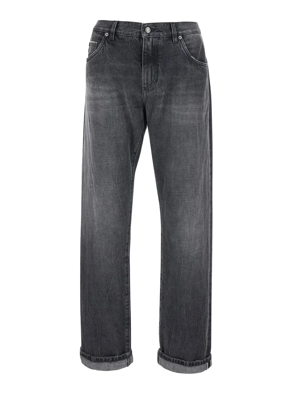 Faded Grey Denim Jeans by Dolce & Gabbana