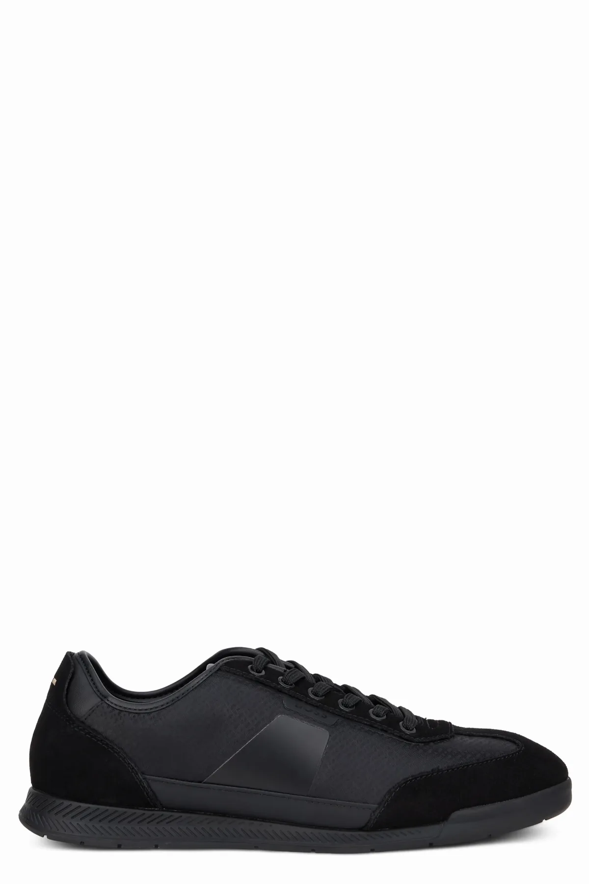 Calfskin Suede Insert Sneaker by Hugo Boss