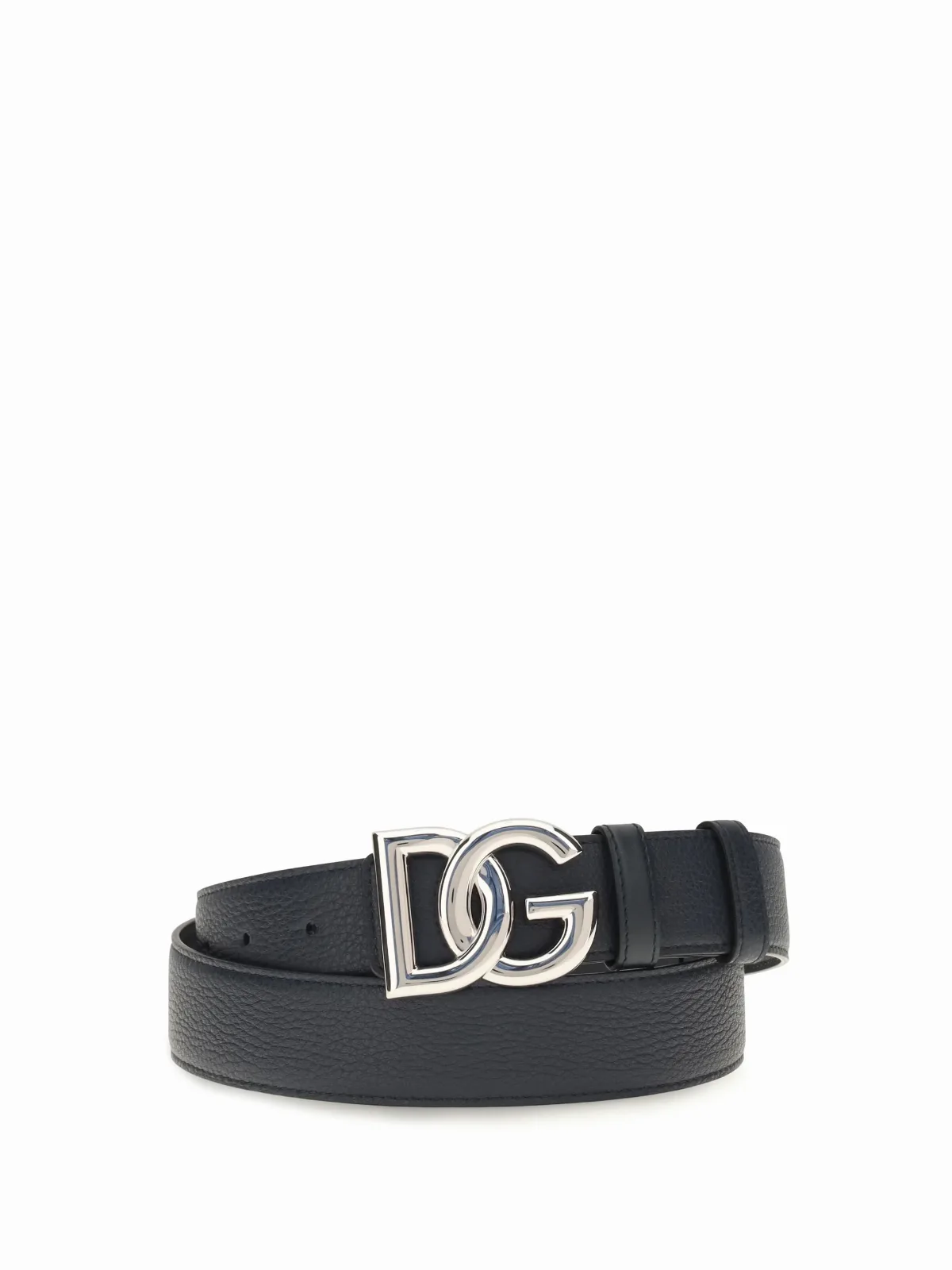 Interlocking DG Buckle Calfskin Belt by Dolce & Gabbana