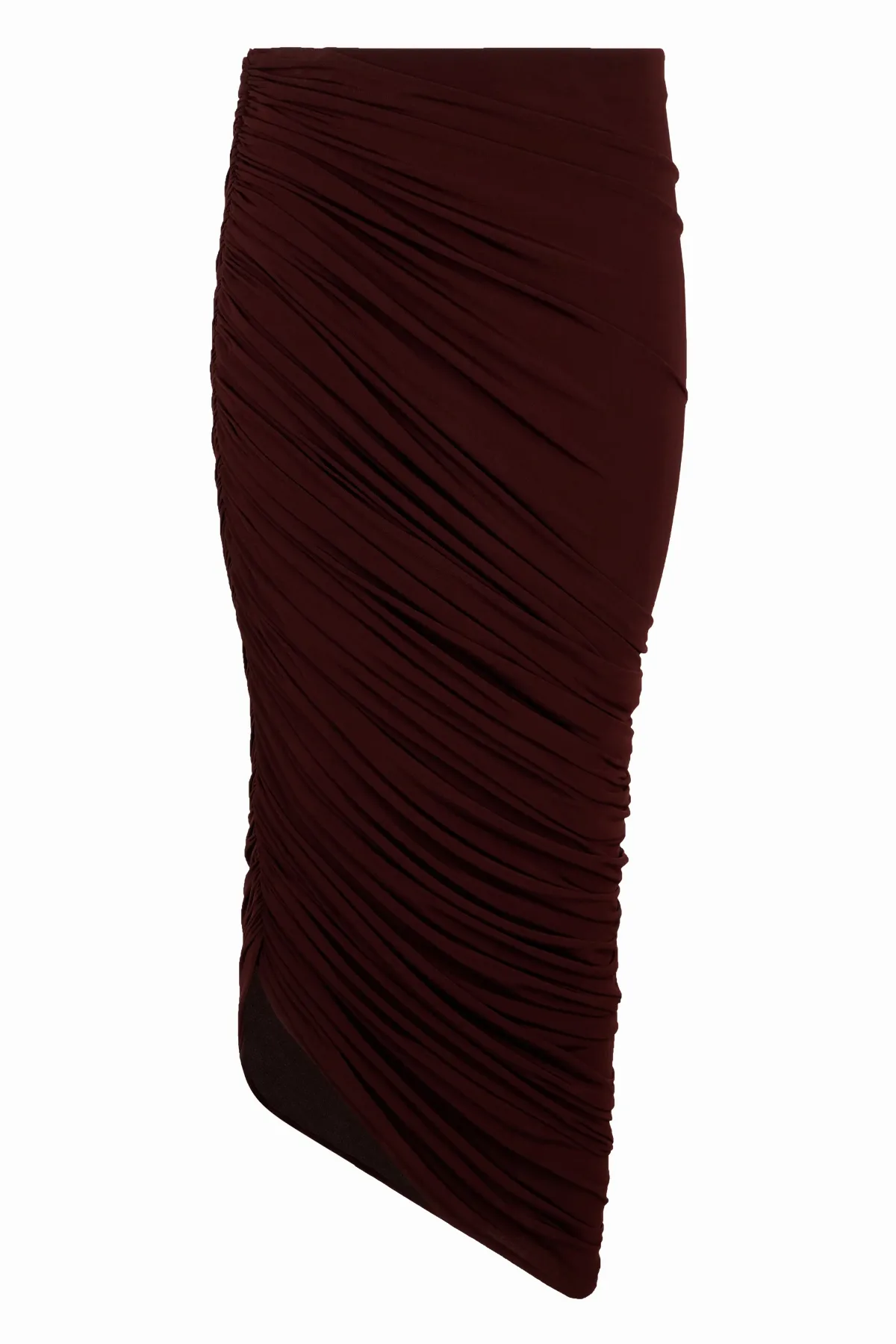 Ruched Asymmetric Skirt by Magda Butrym
