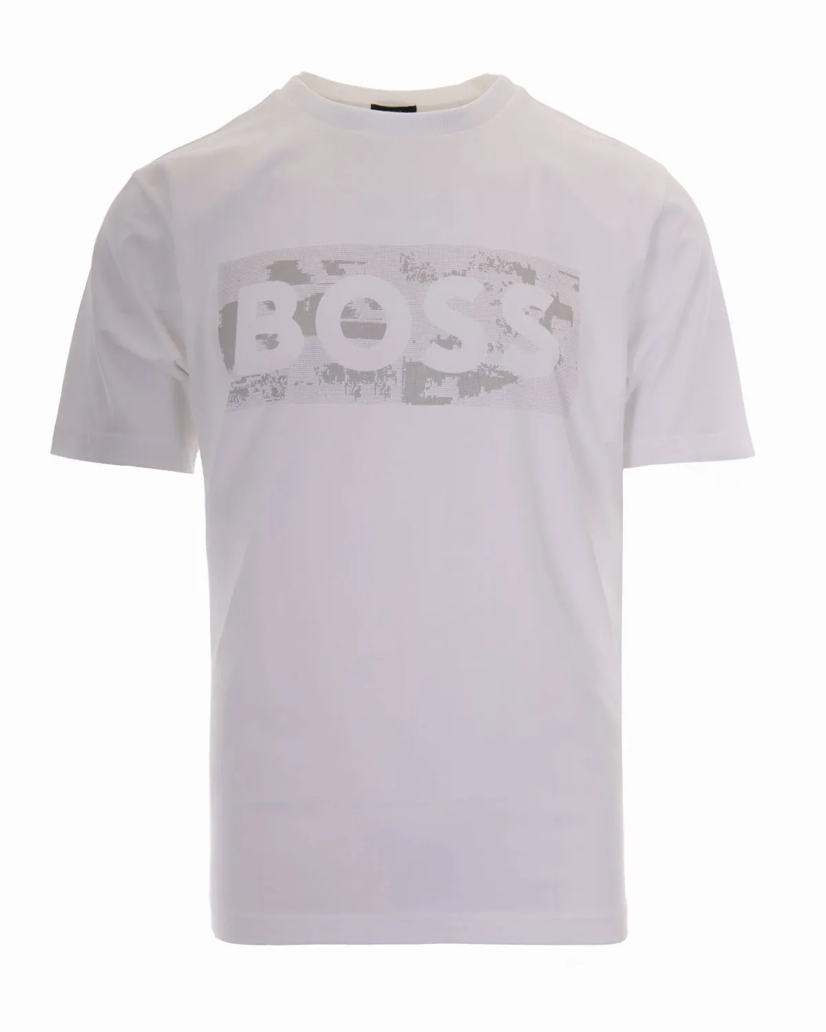 Graphic Logo Cotton Blend T-Shirt by Hugo Boss