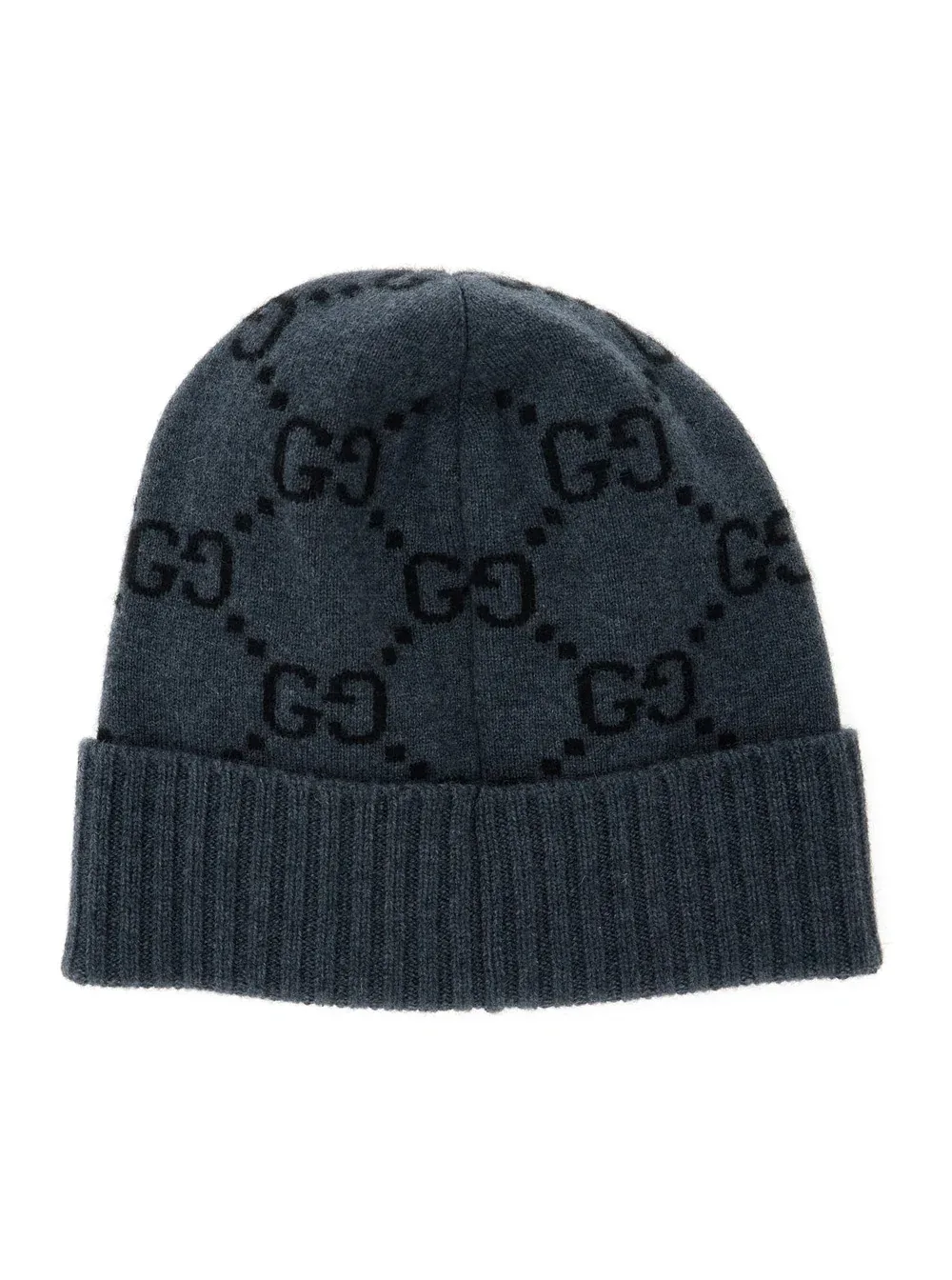811392 GG Jacquard Cashmere Beanie by Gucci