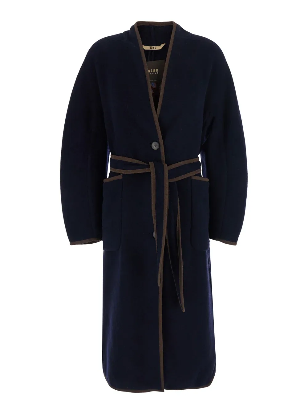 Contrasting Trim Coat by bazar deluxe