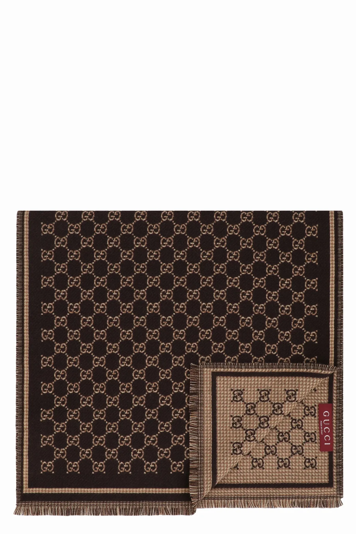 GG Jacquard Wool Scarf by Gucci