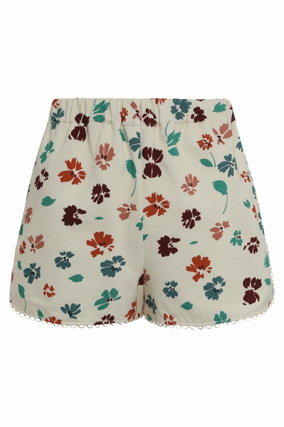 Floral-Print Cotton Shorts by Kristina Ti