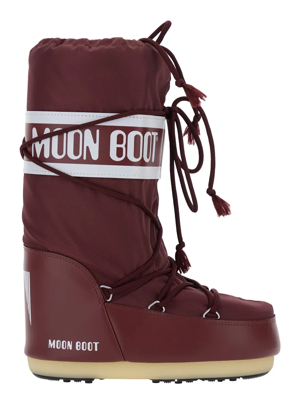 Maxi Logo-Print Nylon Snow Boot by moon boot