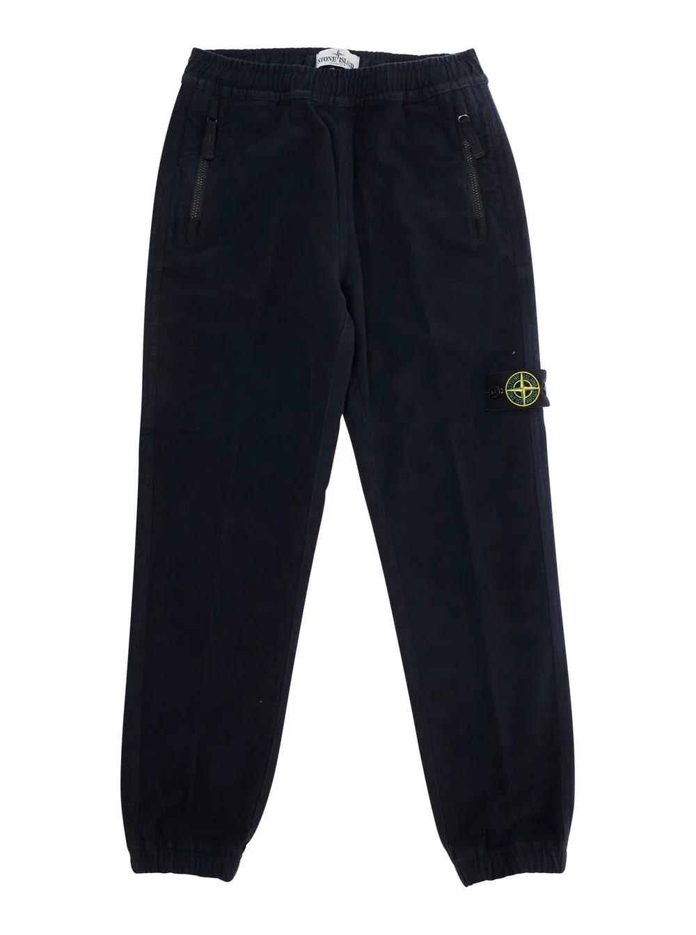 Logo-Patch Cotton Joggers by Stone Island
