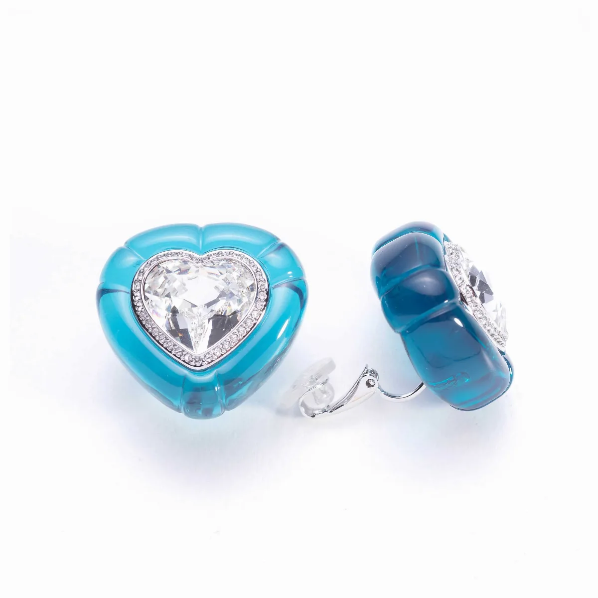 Crystal Heart Earrings by Swarovski