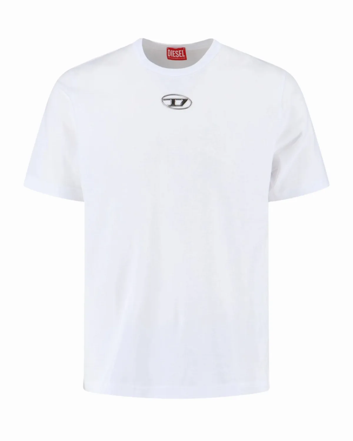 Logo-Embroidered Cotton T-Shirt by Diesel