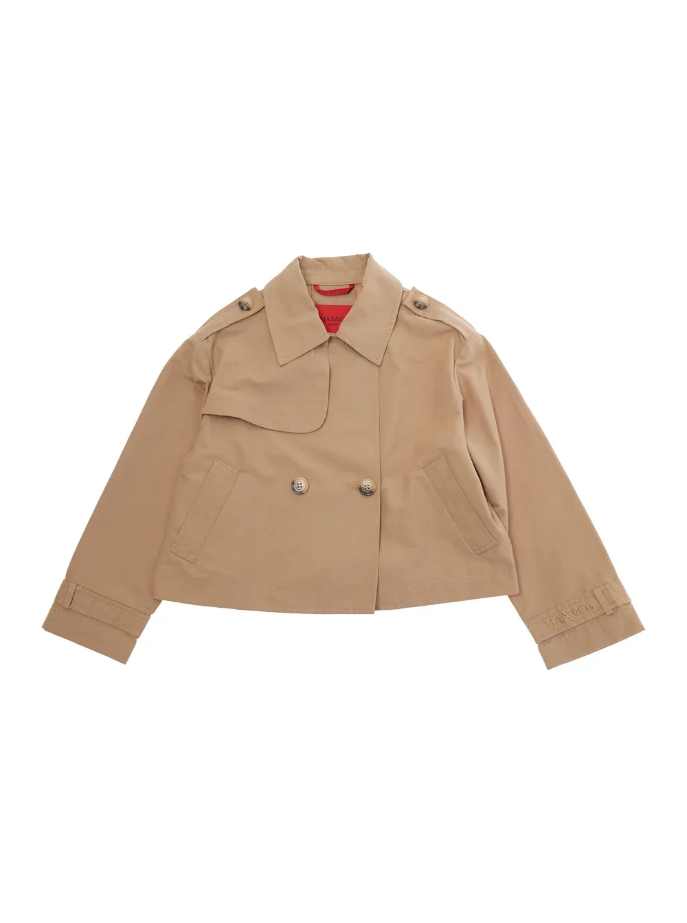 Cotton-Blend Double-Breasted Blazer by Max&Co.