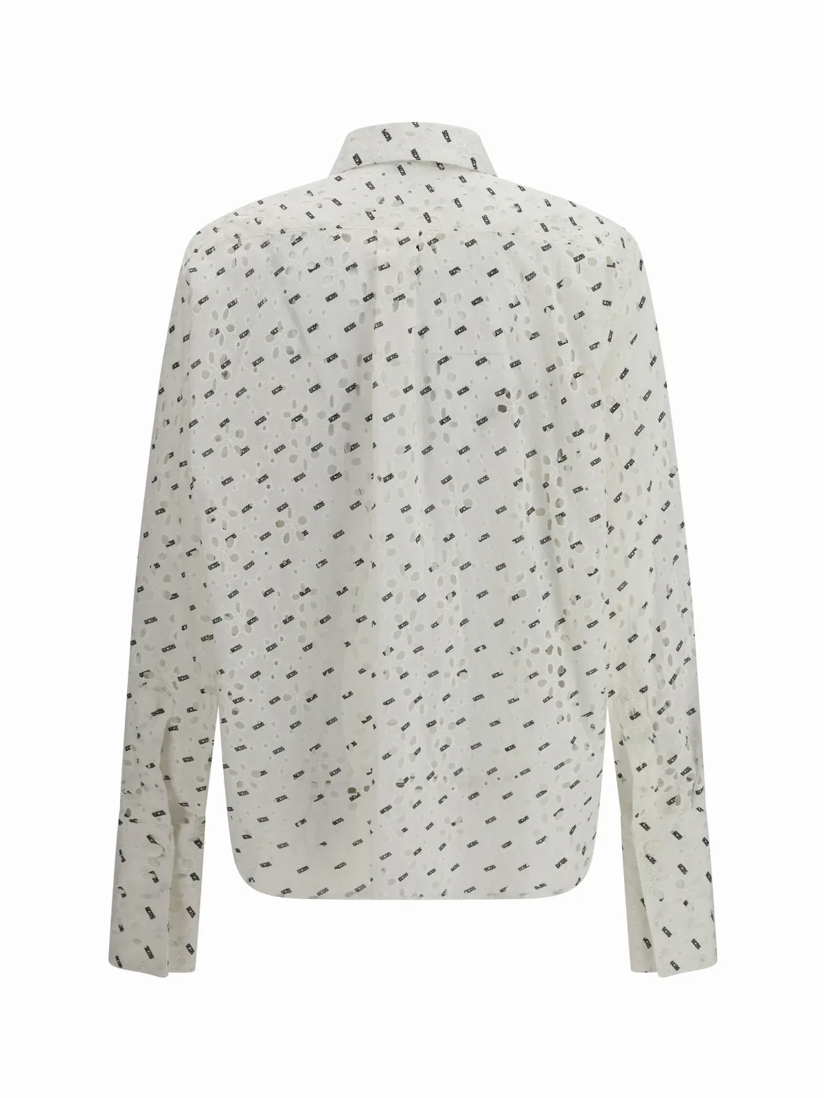 Broderie Anglaise Cotton Shirt by GCDS