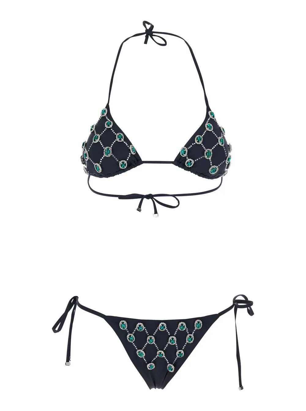 Gem-Embroidered Bikini by Venuja