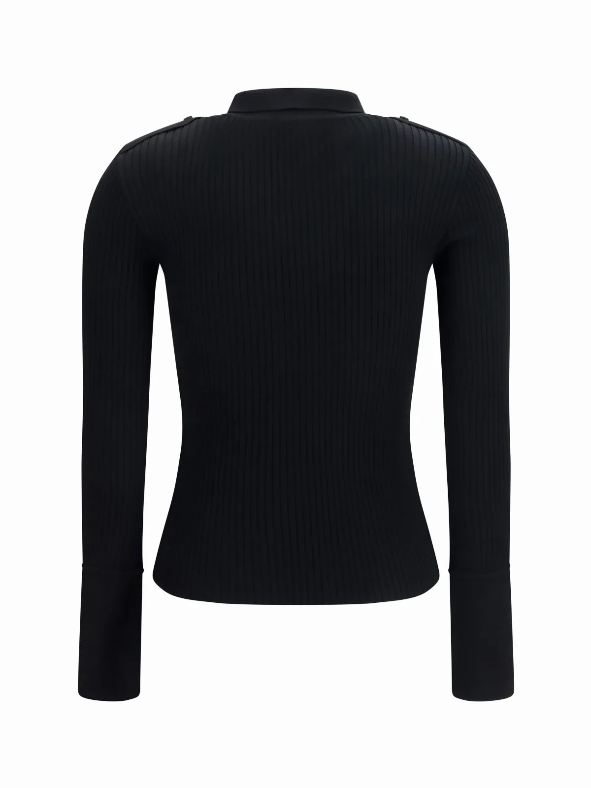 Ribbed Knit Viscose Polo Shirt by CourrèGes