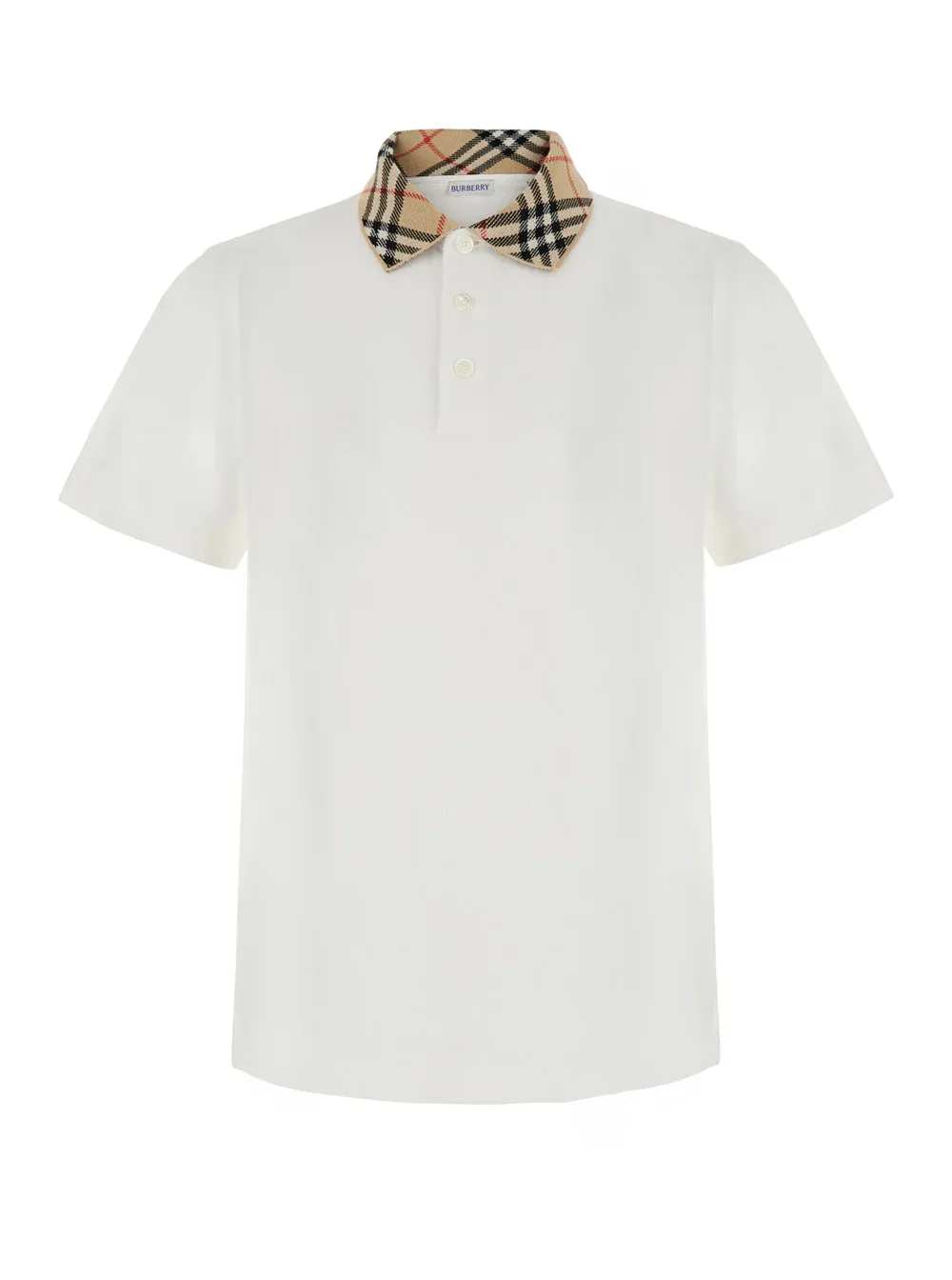 Vintage Check Collar Polo by Burberry