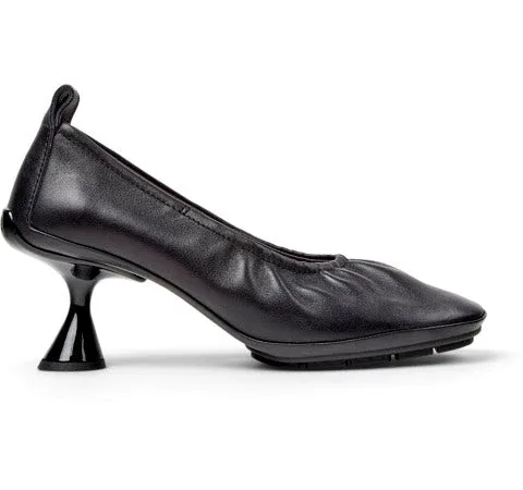 Sculptural Heel Leather Pump Heel by Camper