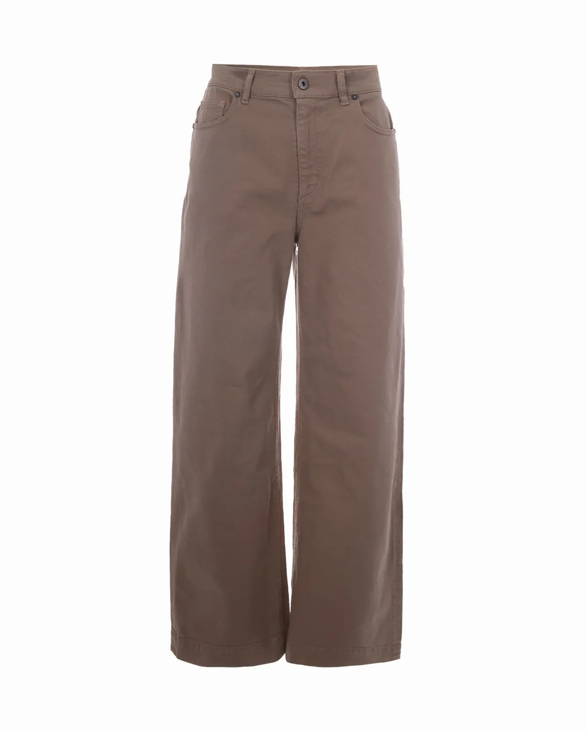 High-Waist Wide-Leg Cotton Jeans by P.A.R.O.S.H.