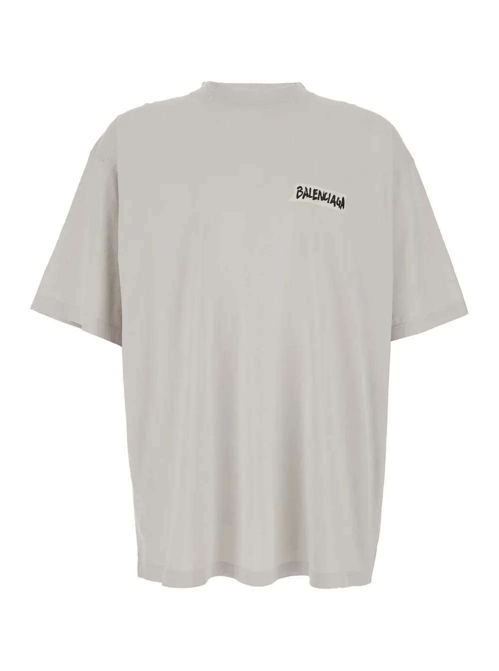 Logo-Embroidered Cotton T-Shirt by Balenciaga