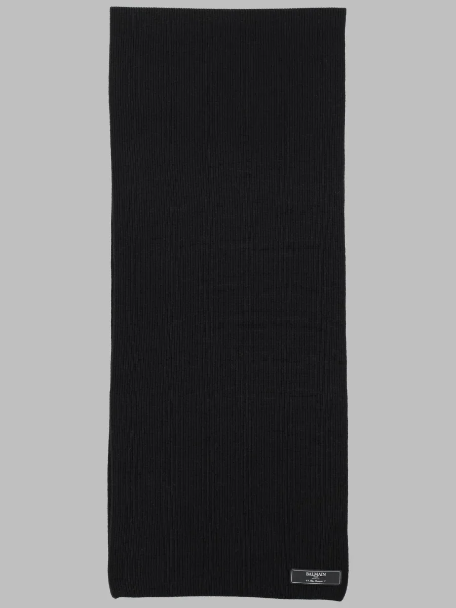 Merino Wool Scarf by Balmain