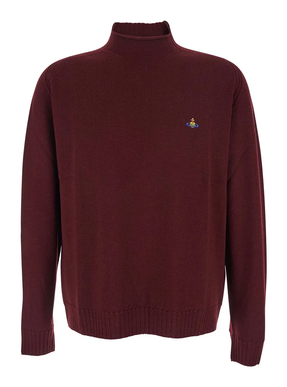 Embroidered Logo Turtleneck Sweater by Vivienne Westwood