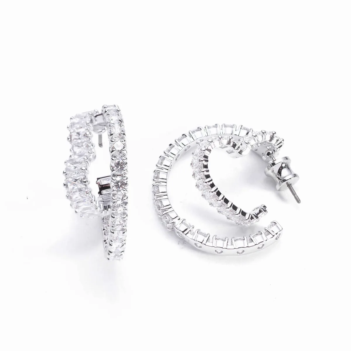 Crystal Hoop Earrings by Swarovski