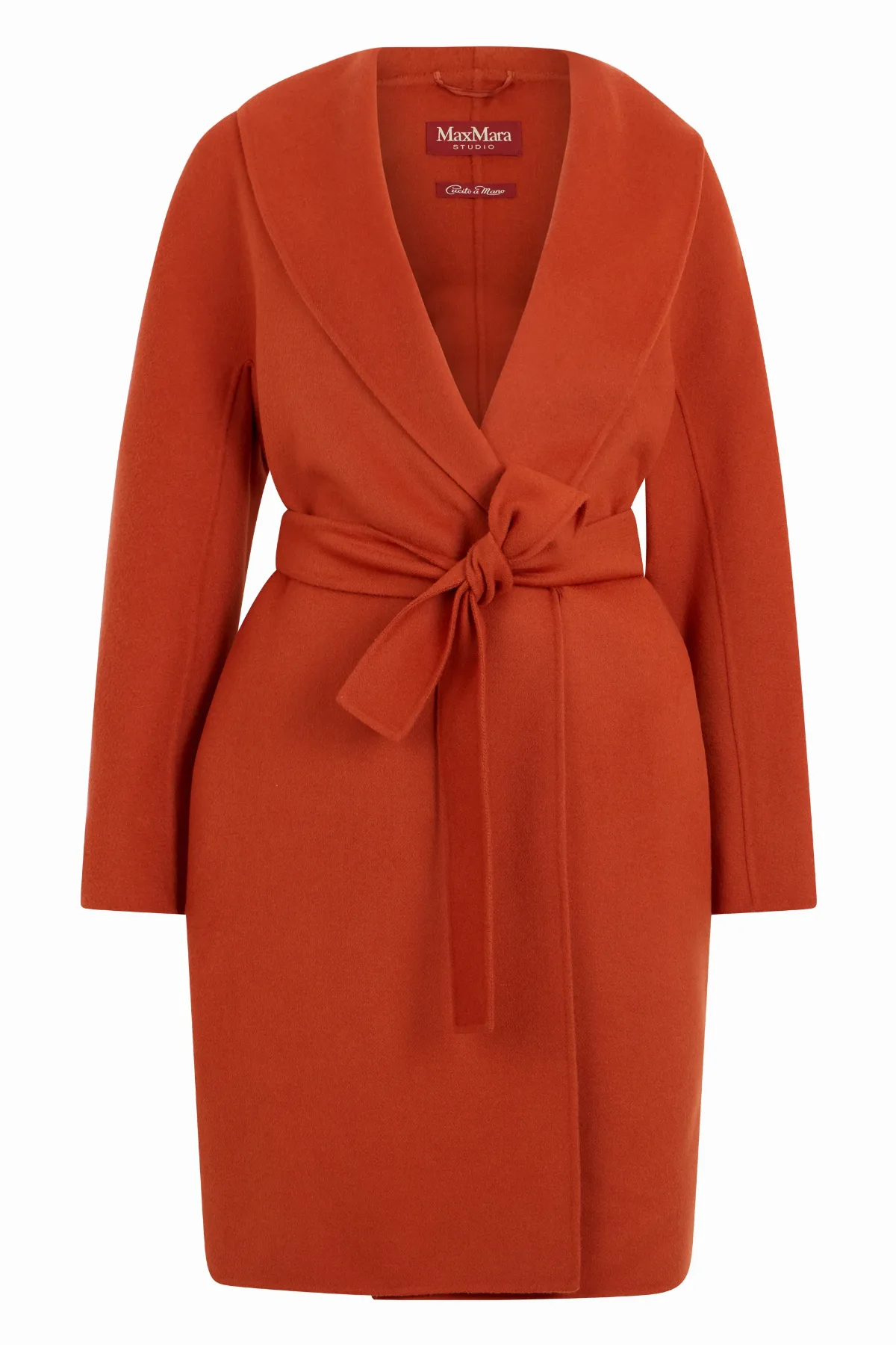 Studio Virgin Wool-Cashmere-Silk Blend Coat by Max Mara Studio