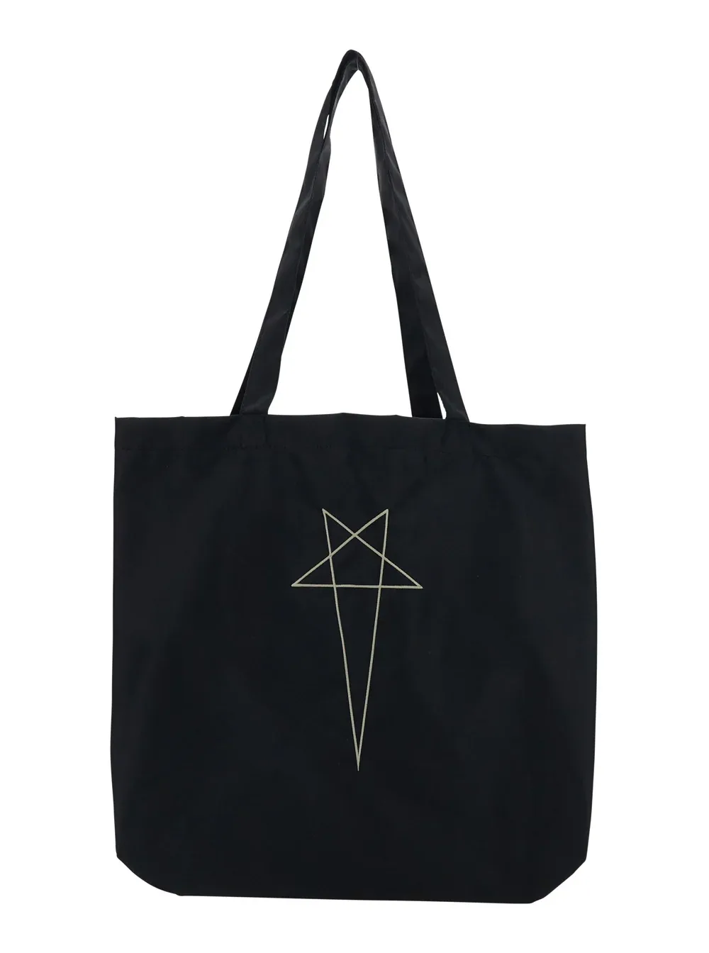 Logo-Embroidered Nylon Shoulder Bag by Rick Owens