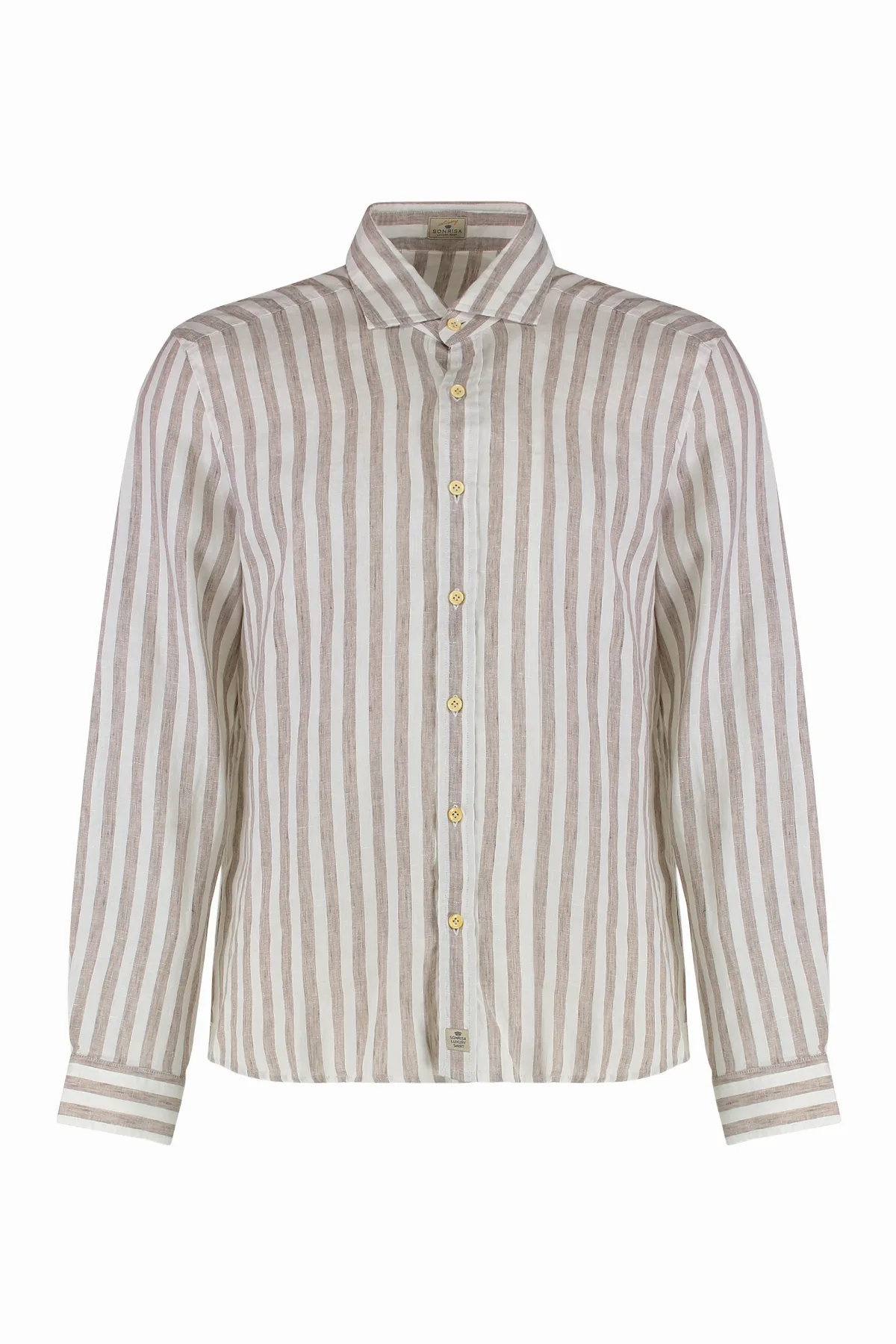 Striped Linen Shirt by Sonrisa