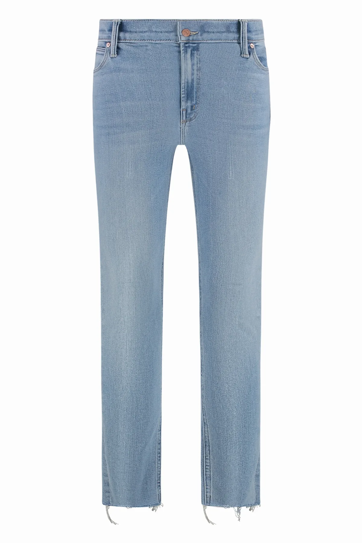 Frayed Ankle Jeans by Mother