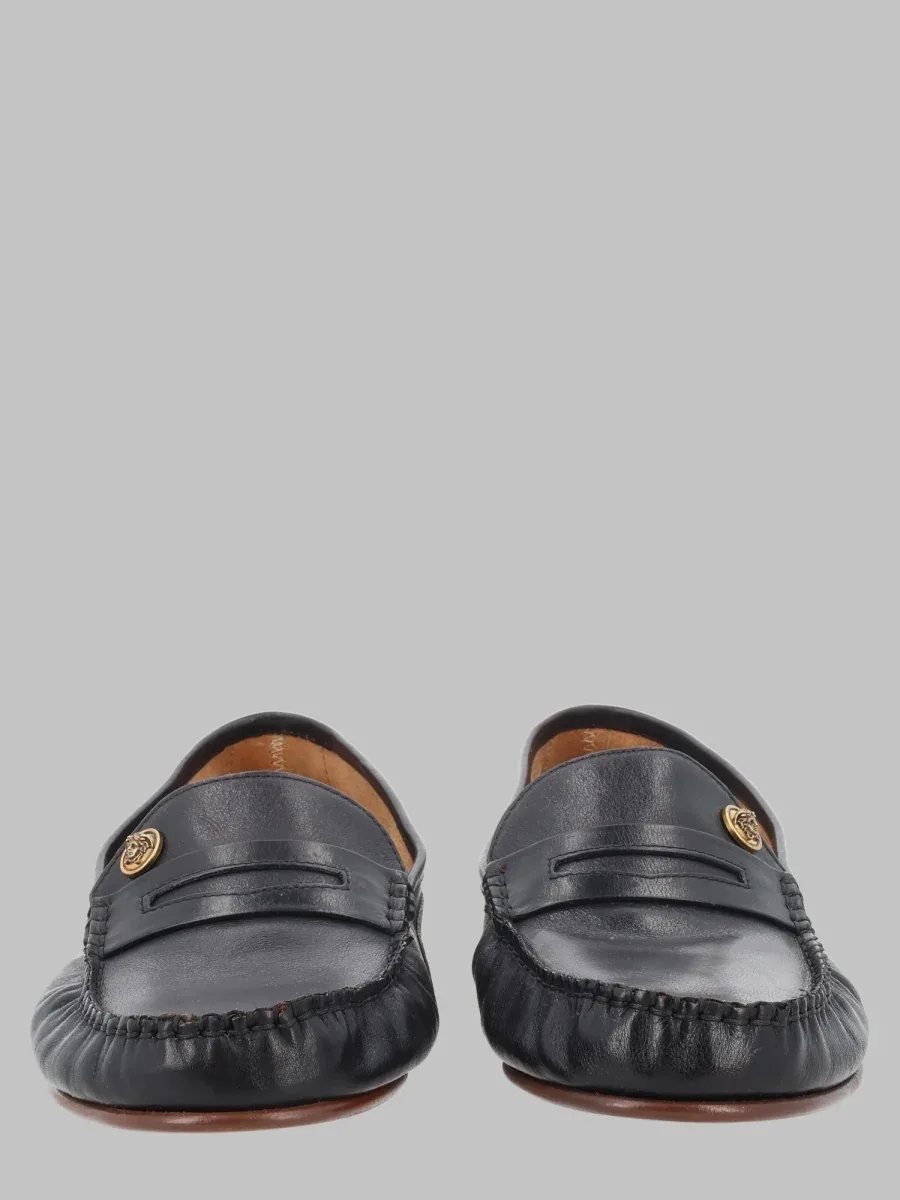 Leather Loafers by Versace