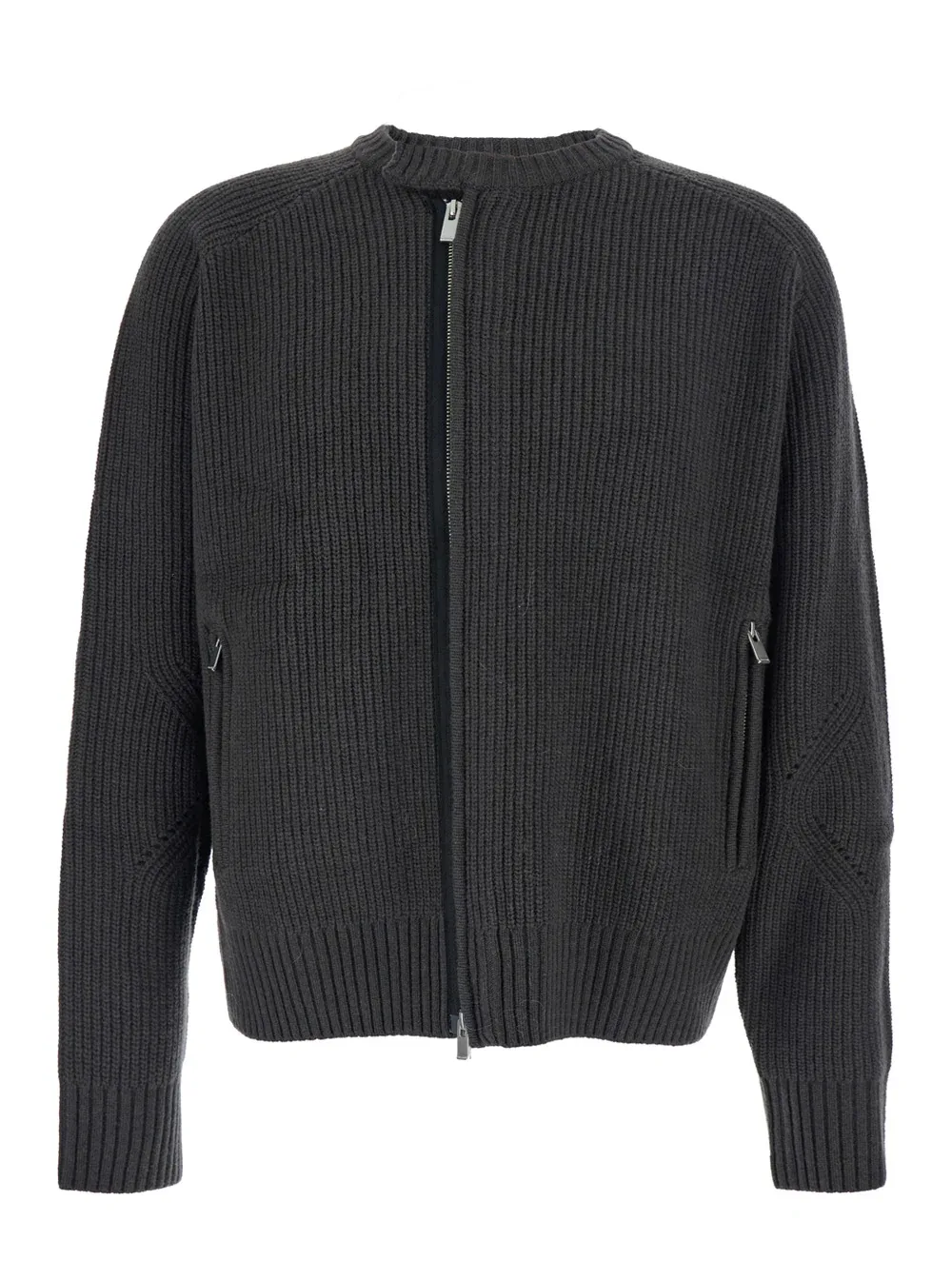 Ribbed Merino Wool Cardigan by Tonywack