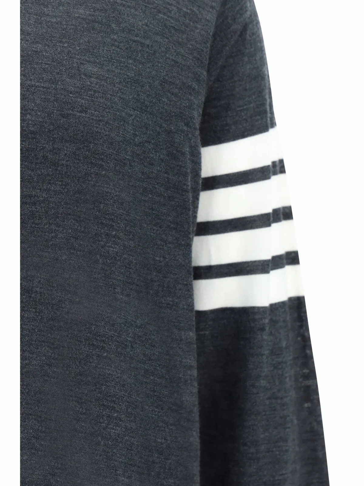 Virgin Wool Fleece Sweater by Thom Browne