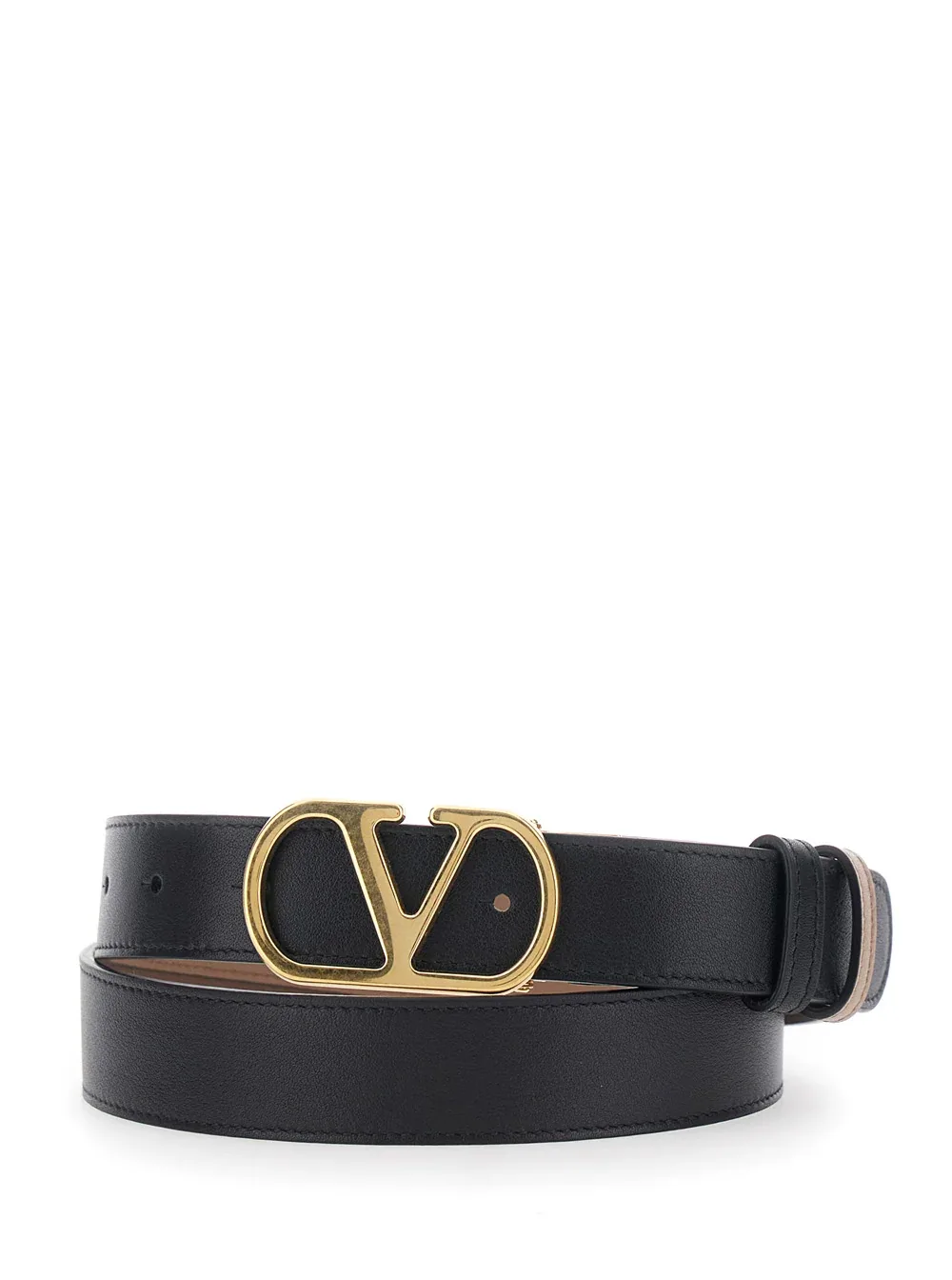 Reversible Calf Leather Belt by Valentino Garavani