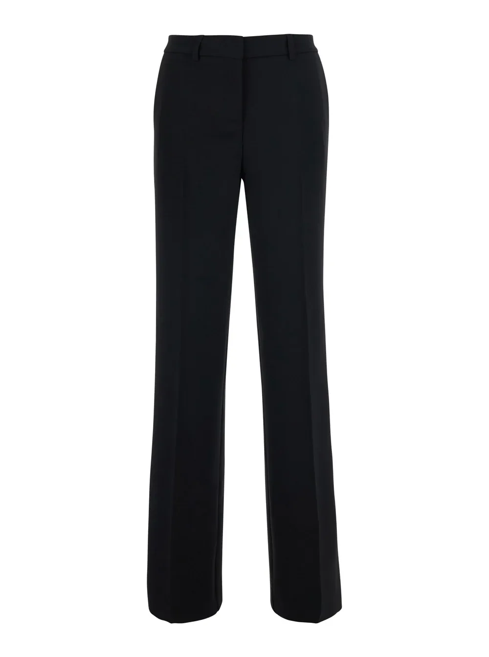 High-Waist Straight Trousers