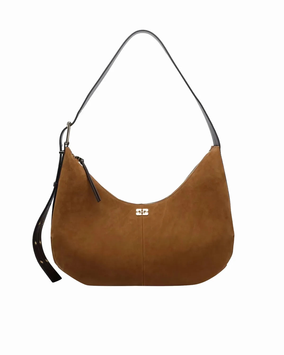 Recycled Leather Hobo Bag by Ganni