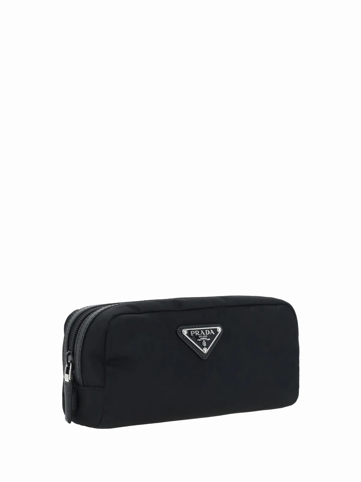 Re-Nylon with Leather Details Travel Wallet by Prada