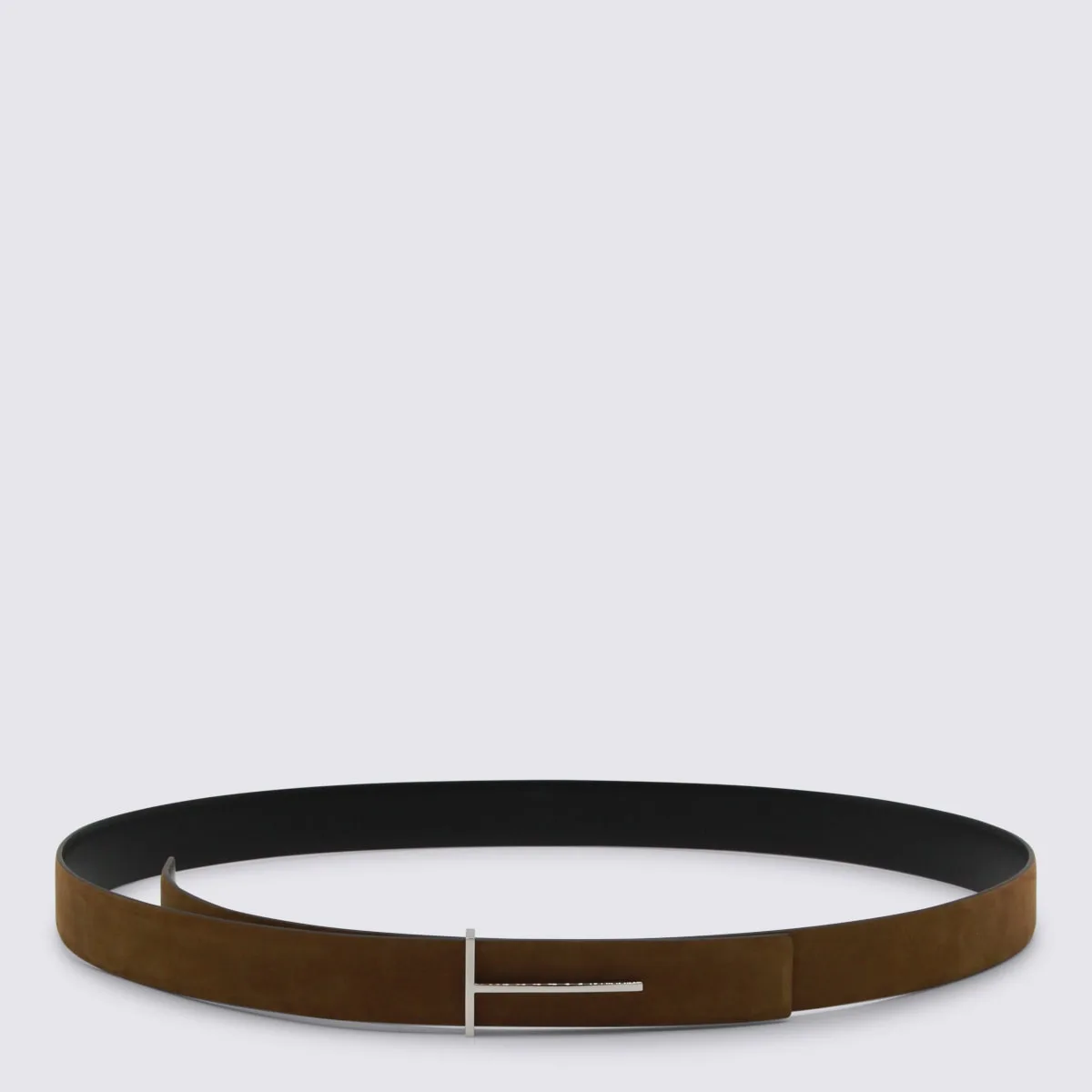 Tobacco Suede Belt by Tom Ford
