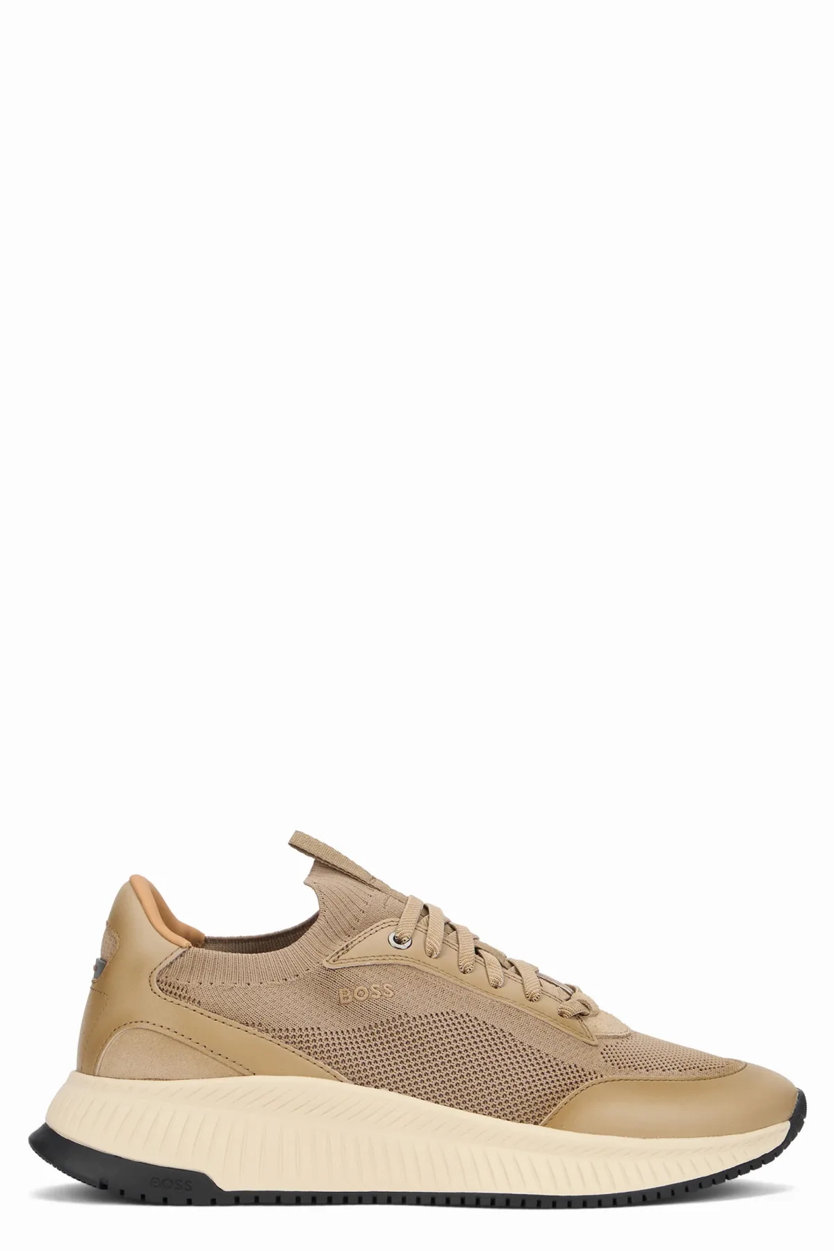 Mesh & Leather Low-Top Sneaker by Hugo Boss