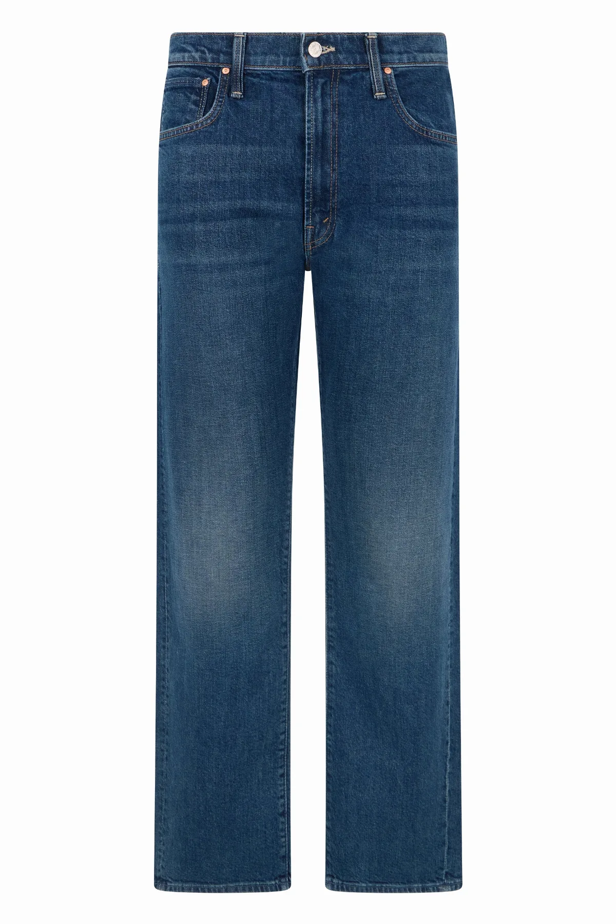 Straight-Leg Cotton Jeans by Mother