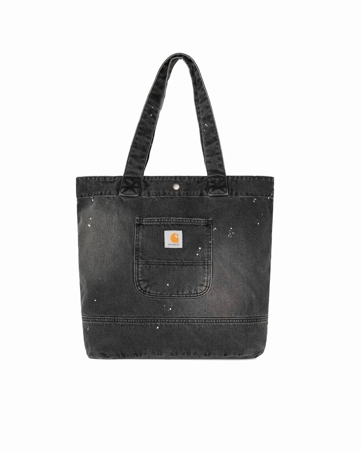 Destroy-Wash Denim with Paint Splatters Tote Bag by Carhartt WIP
