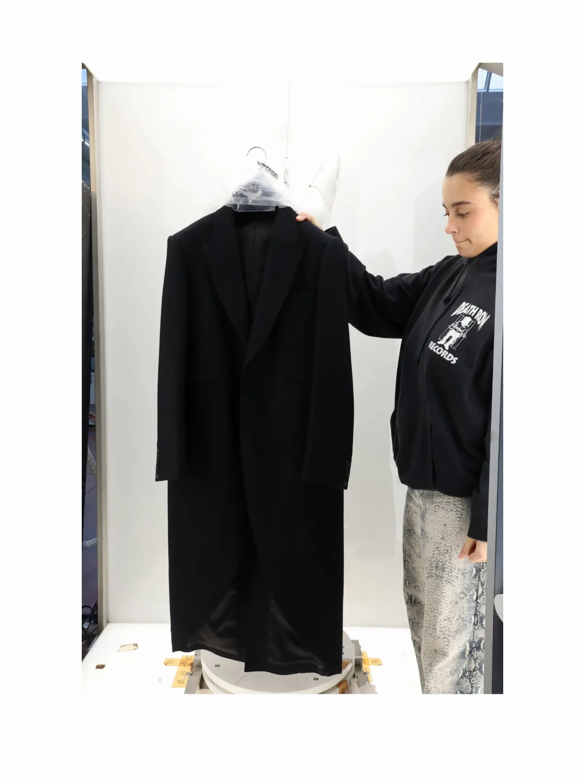 Wool Tailored Coat by Celine