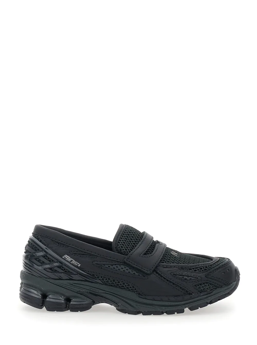 Leather and Mesh Low-Top Sneaker by New Balance