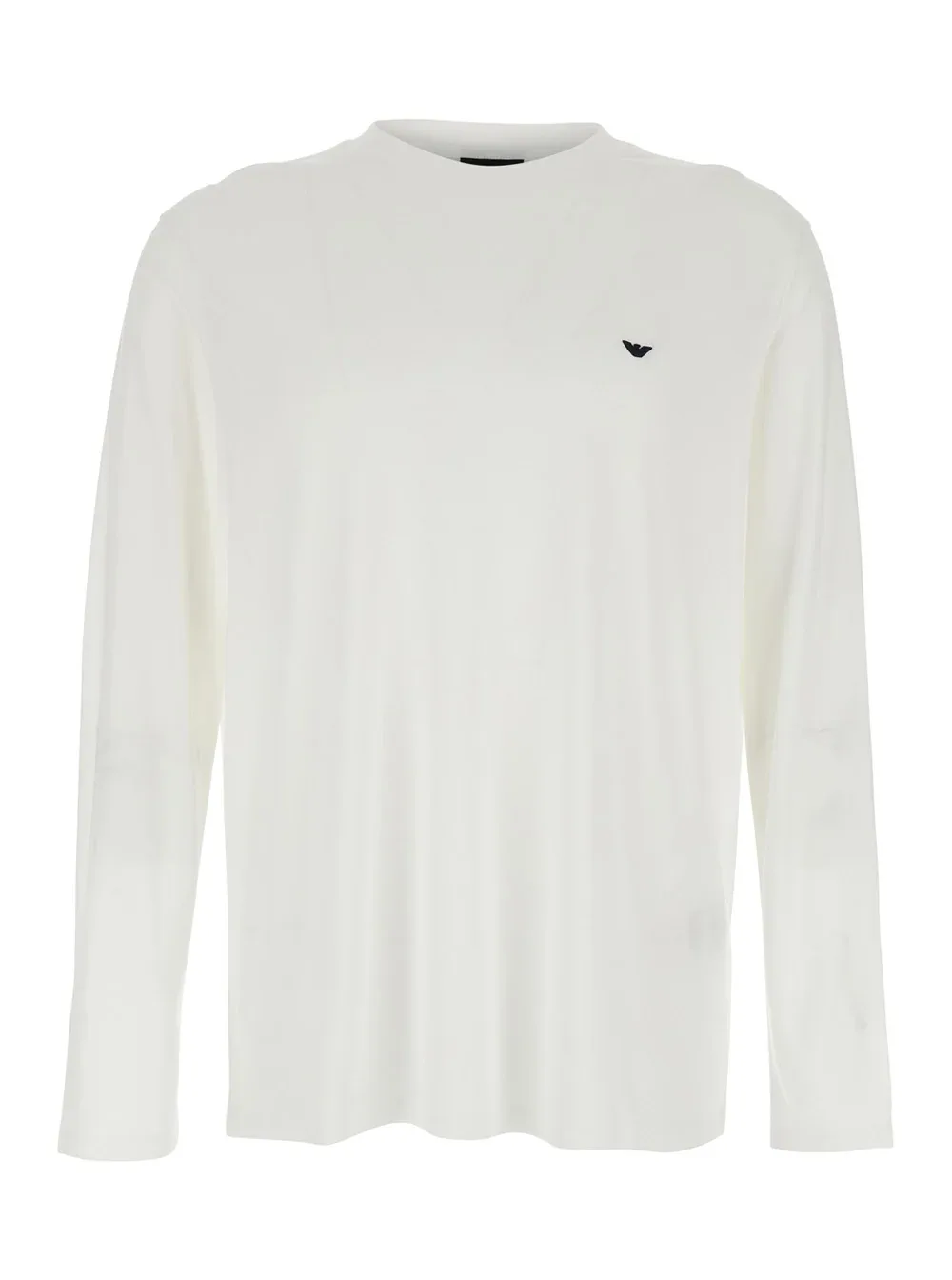 Logo-Embroidered Lyocell-Cotton T-Shirt by Emporio Armani