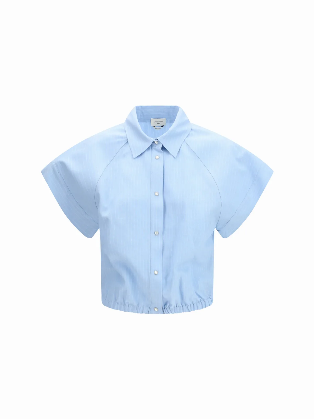 Striped Viscose-Linen Shirt by Jacob CohëN