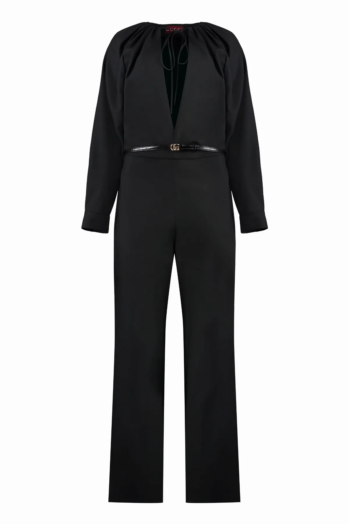 Wool with Bow Fastening Jumpsuit by Gucci